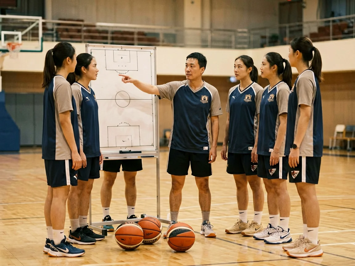 女篮赛前备战中国女篮季后赛